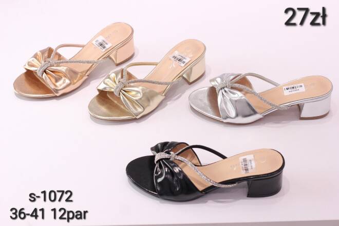 Czółenka Damskie S-1072 36-41 KOLOR DO WYBORU 