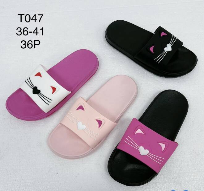 Klapki Damskie T047 36-41 MIX KOLOR 1