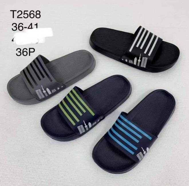 Klapki Damskie T2568 36-41 MIX KOLOR