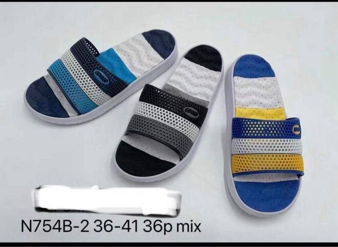 Klapki Damskie N754B-2 36-41 MIX KOLOR 1