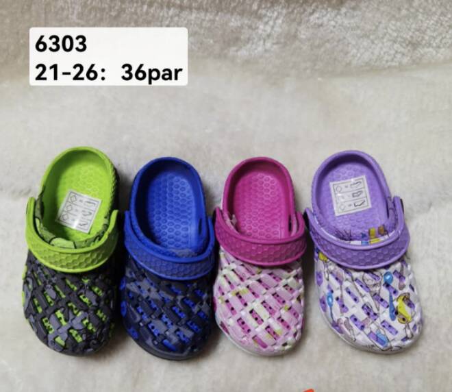 Kapcie Dziecięce 6303 21-26 MIX KOLOR
