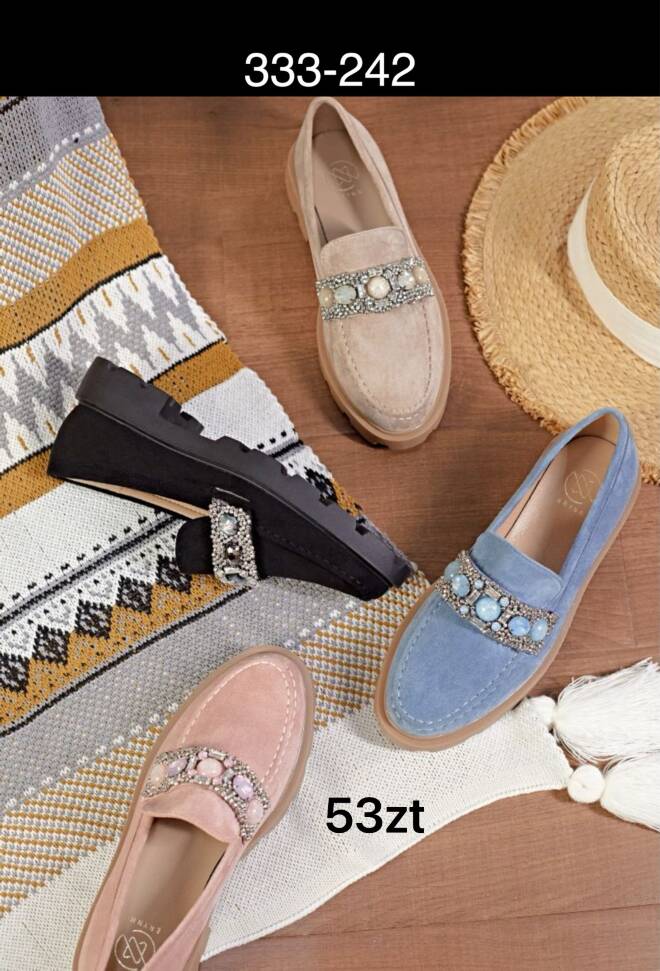 Półbuty Damskie 333-242 36-41 KOLOR DO WYBORU  1