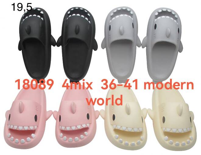 Kapcie damskie 18089 36-41 MIX KOLOR