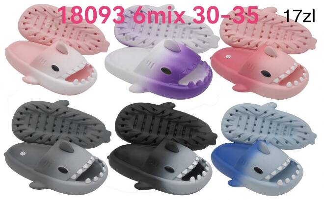 Kapcie Dziecięce 18093 30-35 MIX KOLOR