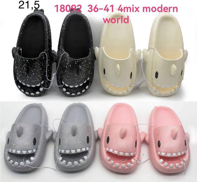 Kapcie damskie 18092 36-41 MIX KOLOR