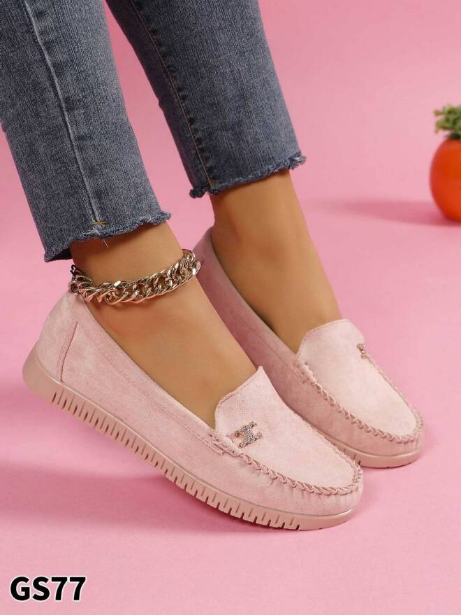 Baleriny Damskie GS77 PINK 36-41