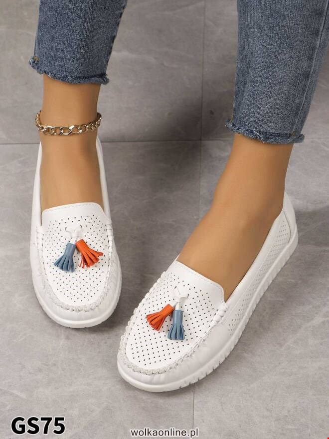 Baleriny Damskie GS75 WHITE 36-41