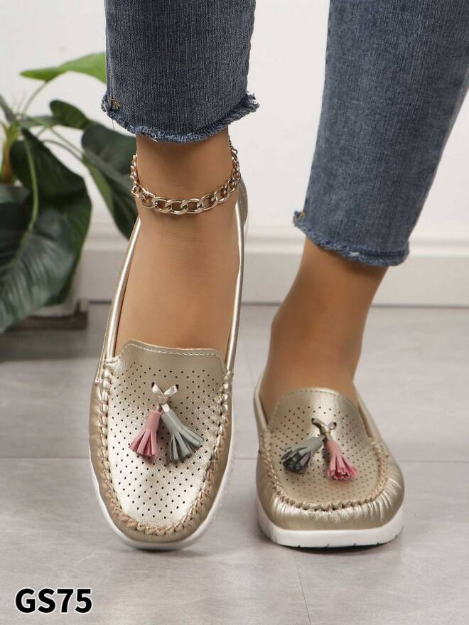 Baleriny Damskie GS75 GOLD 36-41 1