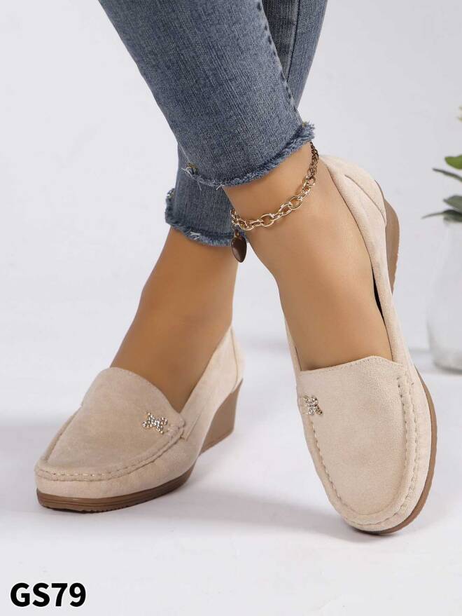 Baleriny Damskie GS79 BEIGE 36-41