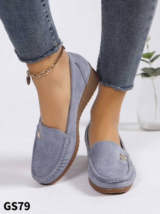 Baleriny Damskie GS79 BLUE 36-41 1