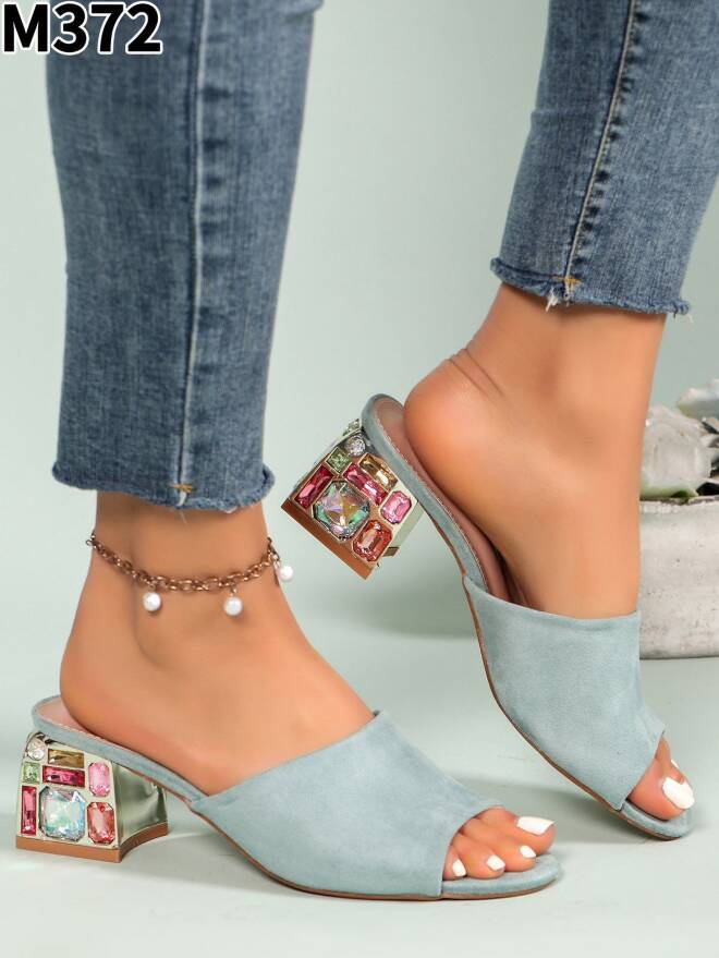 Czółenka Damskie M372 GREEN 36-41 1