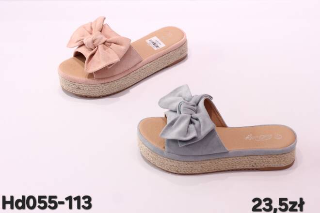 Klapki Damskie HD055-113 36-41 KOLOR DO WYBORU 