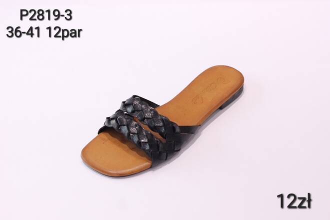 Klapki Damskie P2819-3 JEDEN 36-41 1