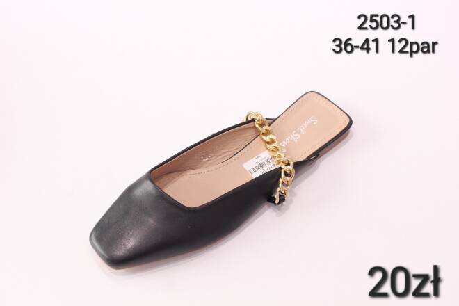 Klapki Damskie 2503-1 JEDEN 36-41 1