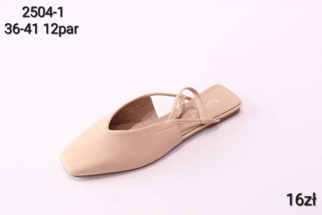 Klapki Damskie 2504-1 JEDEN 36-41 1
