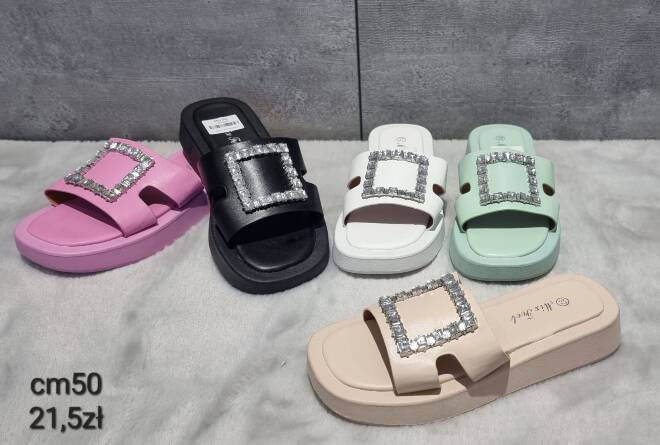 Klapki Damskie CM50 36-41 KOLOR DO WYBORU  1