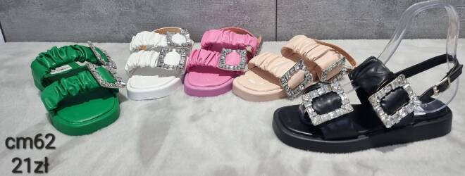 Sandały damskie CM62 36-41 KOLOR DO WYBORU 