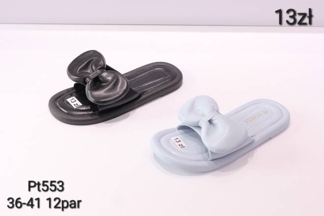 Klapki Damskie PT553 36-41 KOLOR DO WYBORU 1