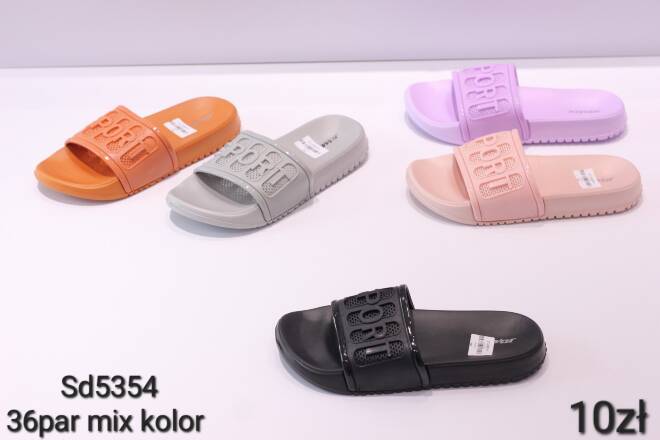 Klapki Damskie SD5354 36-41 MIX KOLOR