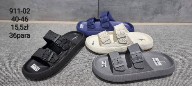 Klapki Męskie 911-02 40-46 MIX KOLOR