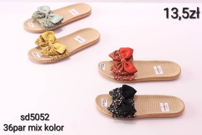 Klapki Damskie SD5052 36-41 MIX KOLOR 1