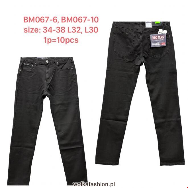Spodnie męskie BM067-6 1 KOLOR 34-38