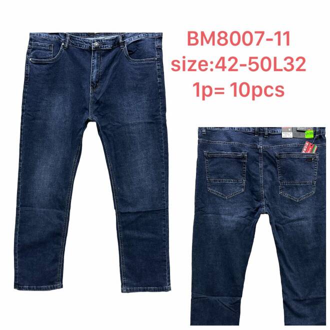 Jeansy męskie BM8007-11 1 KOLOR 42-50
