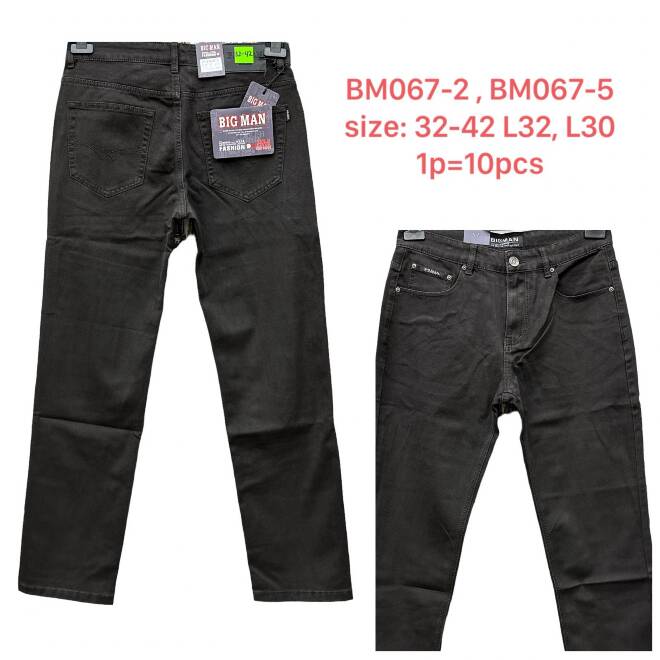 Jeansy męskie BM067-2 1 KOLOR 32-42 1