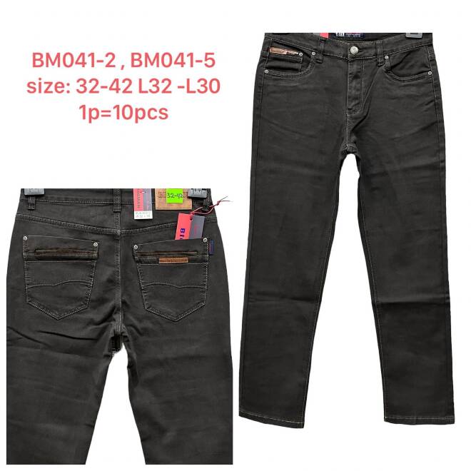 Jeansy męskie BM041-2 1 KOLOR 32-42 1