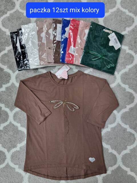 Bluzka damskie 4813 Mix kolor Standard (Towar Tureckie)