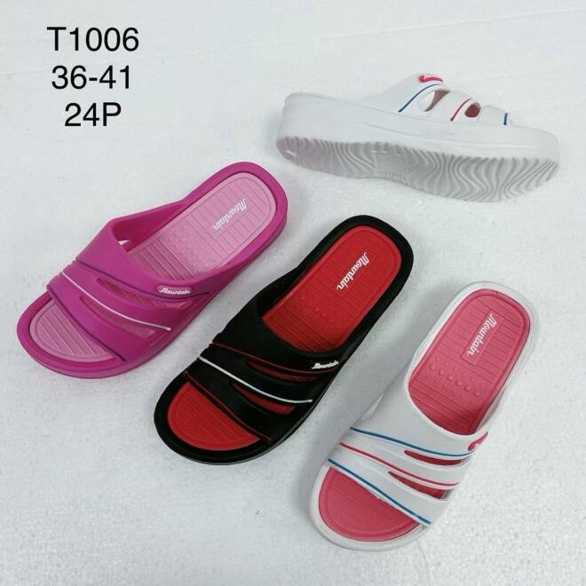 Klapki Damskie T1006 MIX KOLOR 36-41 1