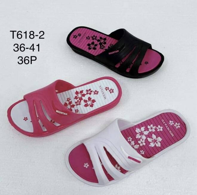 Klapki Damskie T618-2 MIX KOLOR 36-41