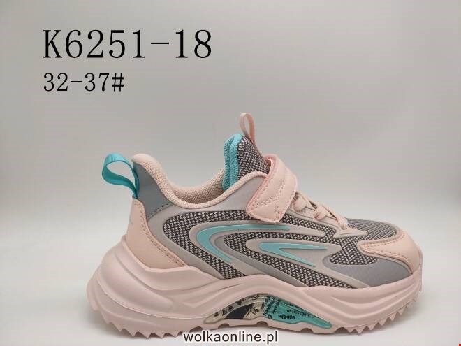 Buty Sportowe Dziecięce K6251-18 JEDEN 32-37