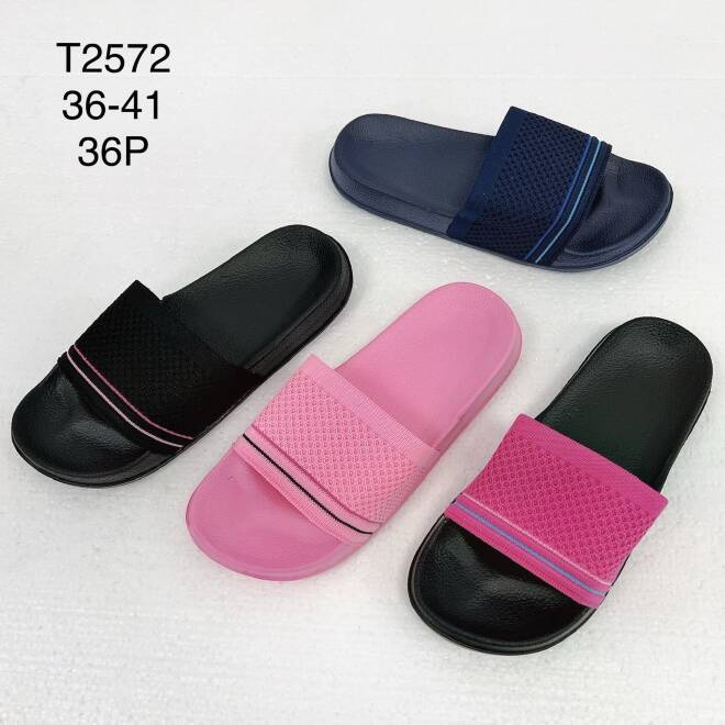 Klapki Damskie T2572 36-41 MIX KOLOR