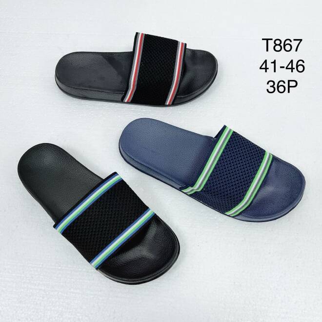 Klapki Męskie T867 41-46 MIX KOLOR 1