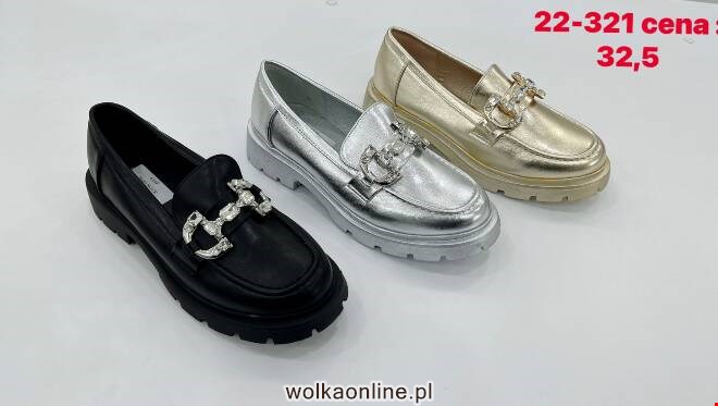 Półbuty Damskie 22-321 36-41 KOLOR DO WYBORU 