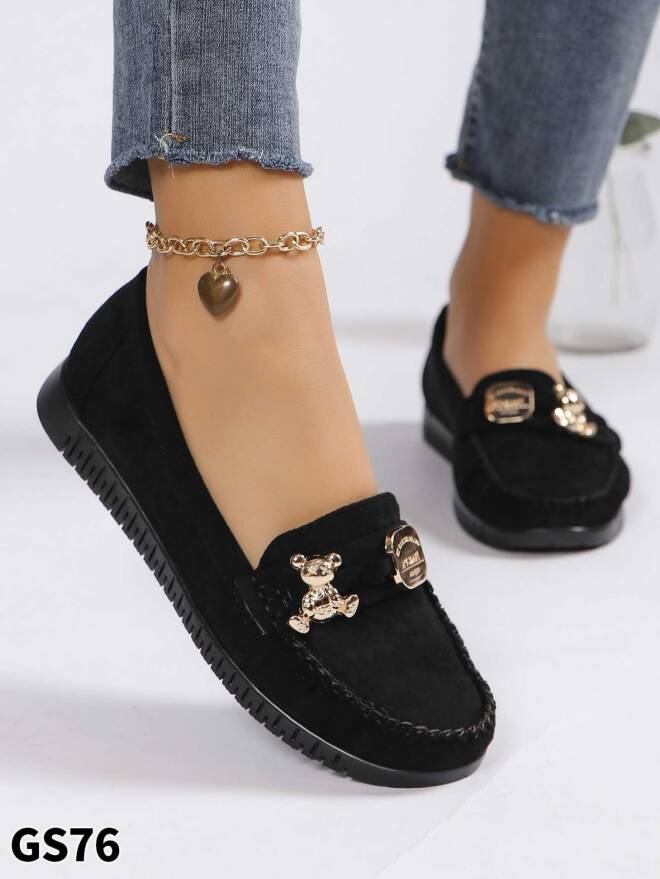 Baleriny Damskie GS76 BLACK 36-41 1