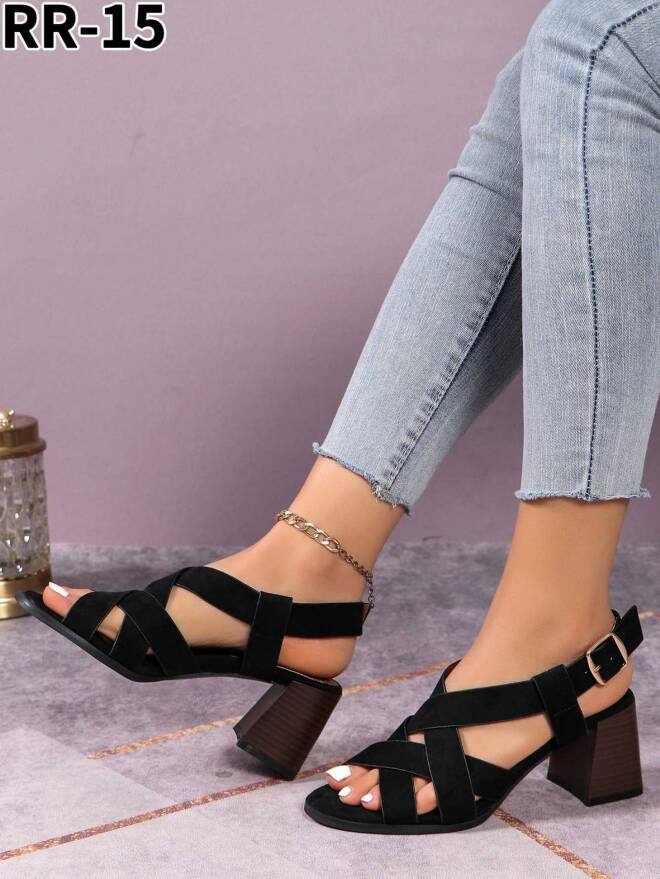 Czółenka Damskie RR-15 BLACK 36-41