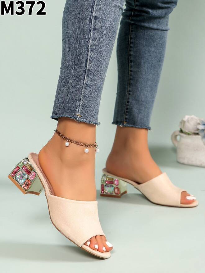 Czółenka Damskie M372 BEIGE 36-41