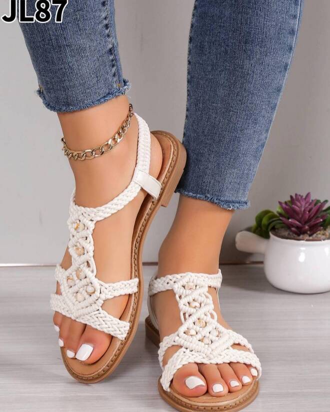 Sandały damskie JL87 WHITE 36-41