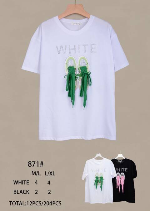 Bluzka damskie  871 Mix kolor M-XL