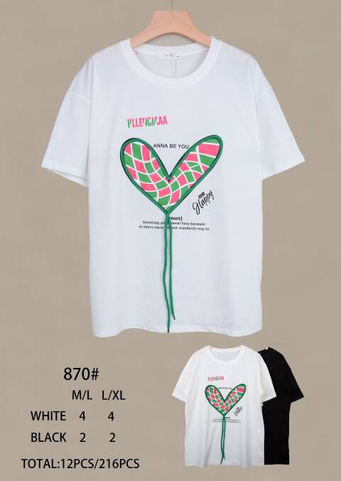 Bluzka damskie  870 Mix kolor M-XL 1