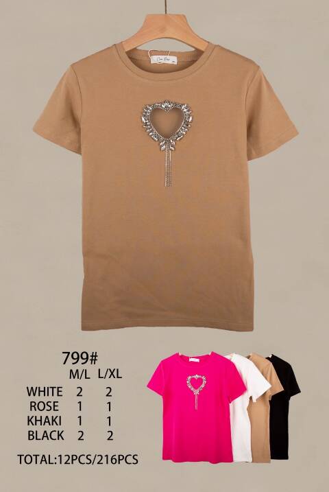 Bluzka damskie  799 Mix kolor M-XL 1