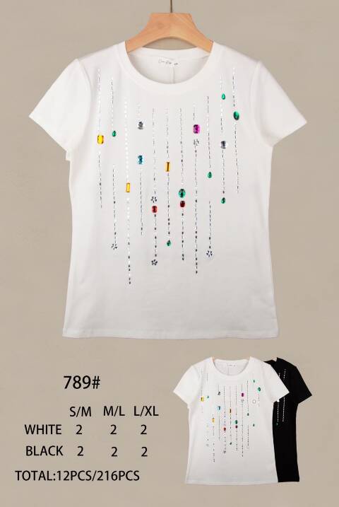 Bluzka damskie  789 Mix kolor M-XL