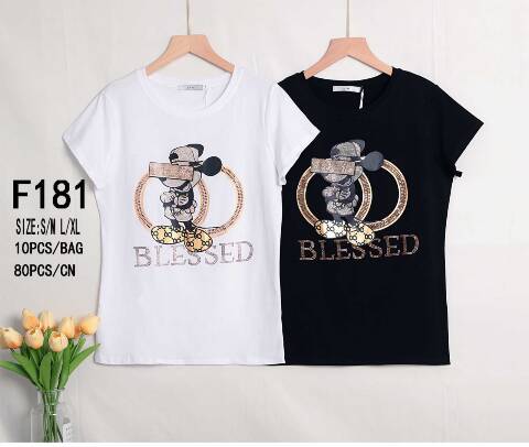 Bluzka damskie  F181 Mix kolor S/M-L/XL 1