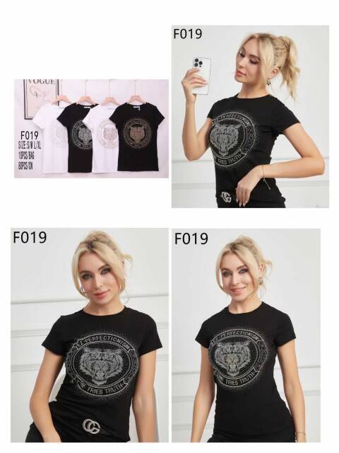 Bluzka damskie  F019 Mix kolor S/M-L/XL 1