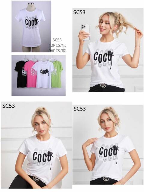 Bluzka damskie  SC53 Mix kolor S/M-L/XL 1