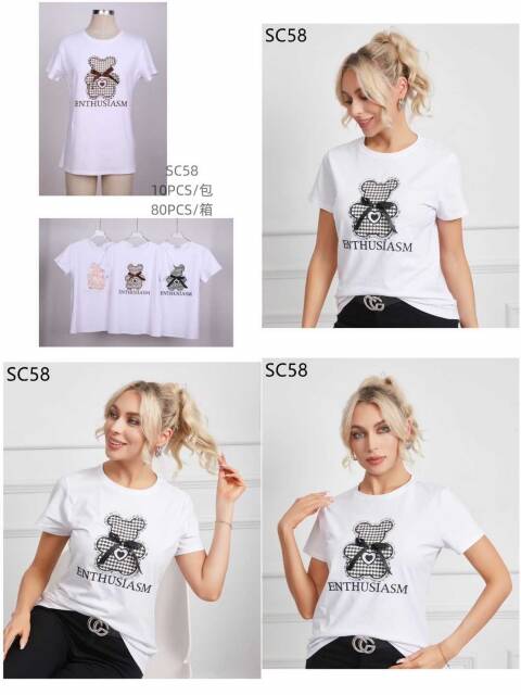 Bluzka damskie  SC58 Mix kolor S/M-L/XL