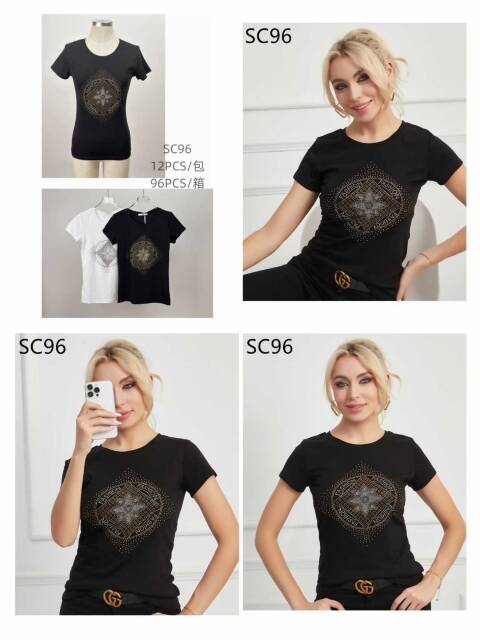 Bluzka damskie SC96 Mix kolor S/M-L/XL 1