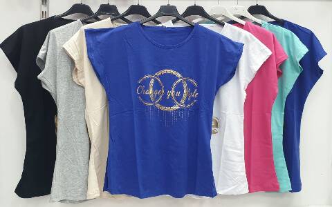 Bluzka damskie 4379 Mix kolor 2XL-4XL